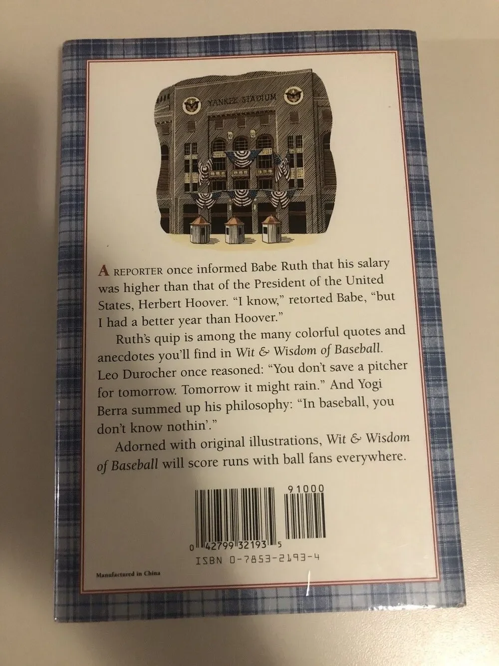 Wit & Wisdom of Baseball Single‎ Quotes & Double Talk Hardcover